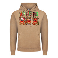 Vintage Coffee Ho ho ho Reindeer Vintage Hoodie - NancyCooperArtShop