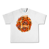Lunar Rock Thanksgiving Turkey With Tartan Patch Urban Heavy Tee - BundleAndBundleShop