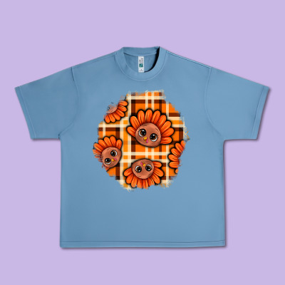 Thanksgiving Turkey With Tartan Patch Urban Heavy Tee Designed By Bundleandbundleshop