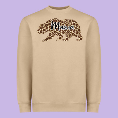 Mama Leopard Heavyweight Sweatshirt Designed By Bettercallsaul
