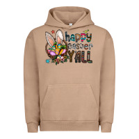 Pigment Burro happy easter y all Urban Hoodie - CowhideDigitalArt