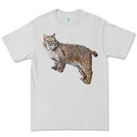 Dove Grey Bobcat Premium Tee - LillyAllenDesigns