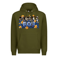 Army Green mama's boy olivia Premium Hoodie - OliviaCreatesArt