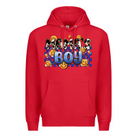 Red mama's boy olivia Premium Hoodie - OliviaCreatesArt