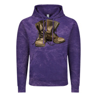 Cloud Purple soldier veteran boots Vintage Hoodie - MaliasSmallBusiness