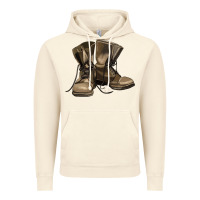 Vintage Artic soldier veteran boots Vintage Hoodie - MaliasSmallBusiness