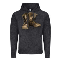 Vintage Black soldier veteran boots Vintage Hoodie - MaliasSmallBusiness