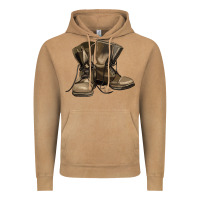 Vintage Camel soldier veteran boots Vintage Hoodie - MaliasSmallBusiness