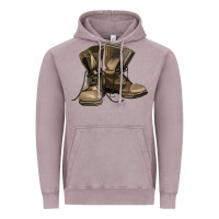 Vintage Zinc soldier veteran boots Vintage Hoodie - MaliasSmallBusiness