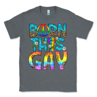 Charcoal Heather Western Born This Gay Classic Tee - BundleAndBundleShop