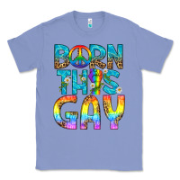 Colony Blue Western Born This Gay Classic Tee - BundleAndBundleShop
