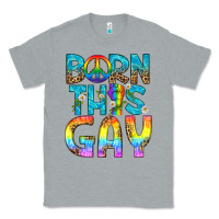 Heather Grey Western Born This Gay Classic Tee - BundleAndBundleShop