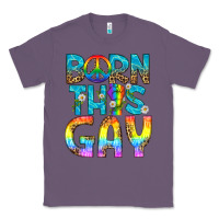 Lavender Western Born This Gay Classic Tee - BundleAndBundleShop