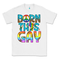 White Western Born This Gay Classic Tee - BundleAndBundleShop