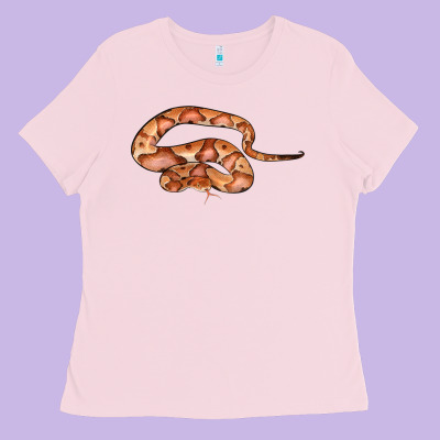 Copperhead Snake Illustrations Ladies Tee Designed By Lillyallendesigns
