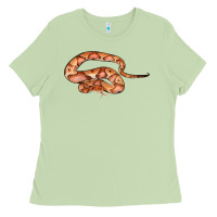 Matcha Copperhead Snake Illustrations Ladies Tee - LillyAllenDesigns