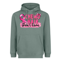 Sage Breast Cancer Chemo hair don't care Heavyweight Hoodie - FaDigitalArtStudio