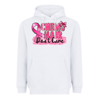 White Breast Cancer Chemo hair don't care Heavyweight Hoodie - FaDigitalArtStudio