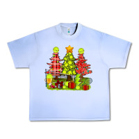 Grape Ice Christmas With Tennis Trees Urban Heavy Tee - BundleAndBundleShop