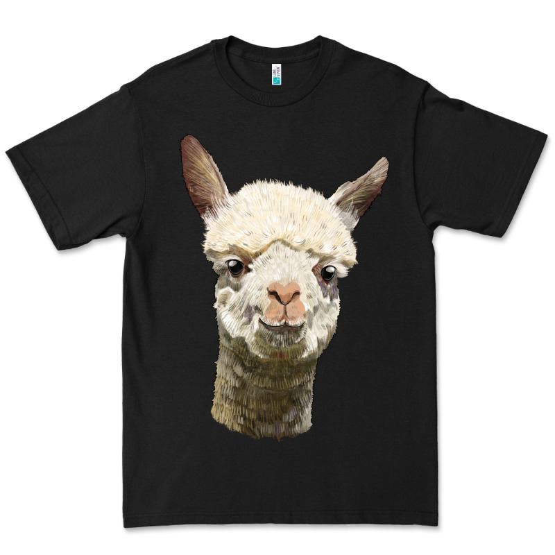 Alpaca Head Premium Tee by LillyAllenDesigns | Teevron