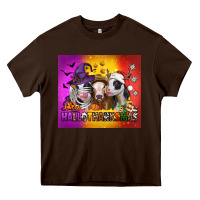 Chocolate Brown hallothanksmas heifers Heavy Core Tee - Jasminsmagicworld