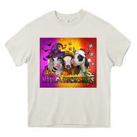 Cream hallothanksmas heifers Heavy Core Tee - Jasminsmagicworld