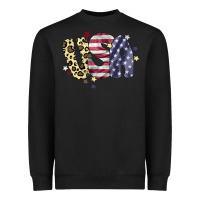 Black Usa America Heavyweight Sweatshirt - Bettercallsaul