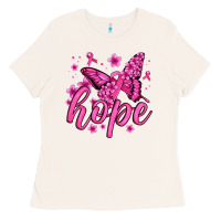 Bone hope breast cancer butterfly Ladies Tee - Jasminsmagicworld