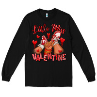 Black little miss valentine afro kid sneakers Long Sleeve Tee - RanaPortraitStore