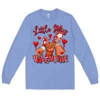Colony Blue little miss valentine afro kid sneakers Long Sleeve Tee - RanaPortraitStore