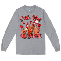Heather Grey little miss valentine afro kid sneakers Long Sleeve Tee - RanaPortraitStore