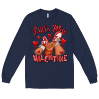 Navy little miss valentine afro kid sneakers Long Sleeve Tee - RanaPortraitStore