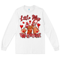 White little miss valentine afro kid sneakers Long Sleeve Tee - RanaPortraitStore