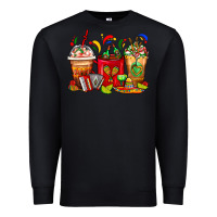 Black Mexico Coffee Cups Premium Sweatshirt - FaDigitalArtStudio
