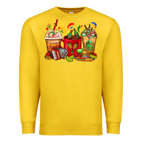 Lemon Mexico Coffee Cups Premium Sweatshirt - FaDigitalArtStudio