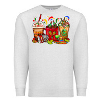 Oatmeal Heather Mexico Coffee Cups Premium Sweatshirt - FaDigitalArtStudio
