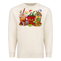 Sandshell Mexico Coffee Cups Premium Sweatshirt - FaDigitalArtStudio