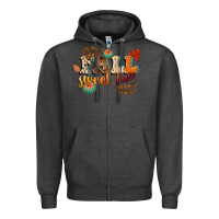 Charcoal Heather fall sweet fall Zipper Hoodie - CowGirlArtShop