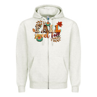 Oatmeal Heather fall sweet fall Zipper Hoodie - CowGirlArtShop