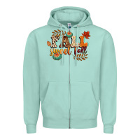 Seafoam fall sweet fall Zipper Hoodie - CowGirlArtShop
