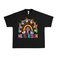 Black He Is Risen Rainbow Urban Heavy Tee - BundleAndBundleShop