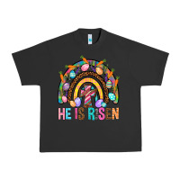 Pigment Black He Is Risen Rainbow Urban Heavy Tee - BundleAndBundleShop