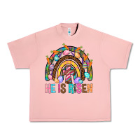 Salmon He Is Risen Rainbow Urban Heavy Tee - BundleAndBundleShop