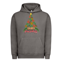 Pigment Tornado paw print christmas tree Urban Hoodie - CowhideDigitalArt