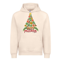 Sandshell paw print christmas tree Urban Hoodie - CowhideDigitalArt