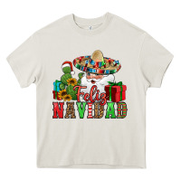 Cream feliz navidad Spanish Christmas Heavy Core Tee - Jasminsmagicworld