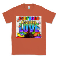 Copper Everyone Deserves Love Pride LGBTQ+ Tumbler Classic Tee - BundleAndBundleShop