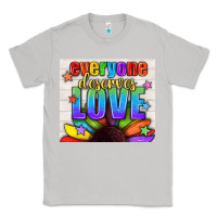 Moon Dust Everyone Deserves Love Pride LGBTQ+ Tumbler Classic Tee - BundleAndBundleShop