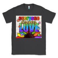Smoke Everyone Deserves Love Pride LGBTQ+ Tumbler Classic Tee - BundleAndBundleShop