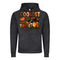 Vintage Black coolest turkey in town Vintage Hoodie - MaliasSmallBusiness